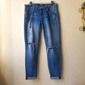 Vigoss The Thompson Tomboy Distressed Jeans 27x27